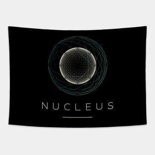 Atomic Nucleus Physics Artwork Tapestry