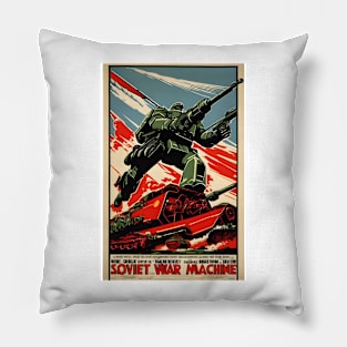 Soviet warrior robot Pillow