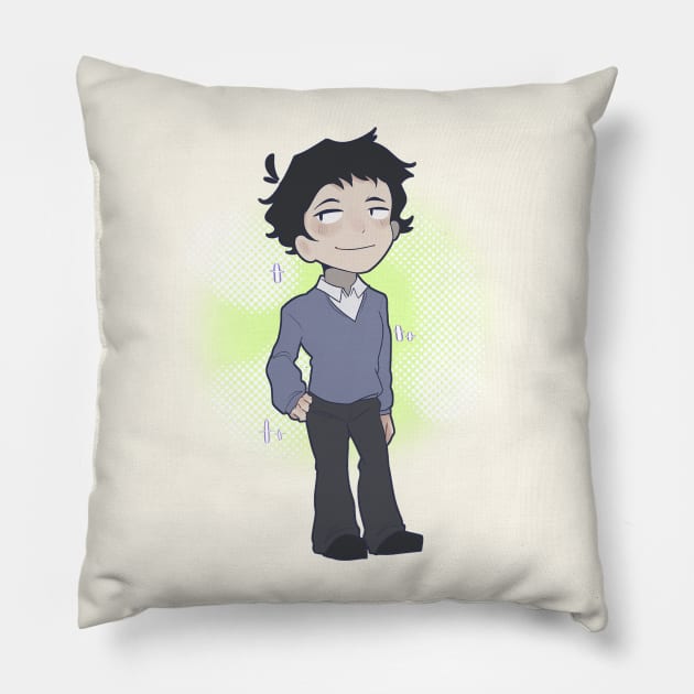 Wallace Wells Pillow by Kaze Artzz