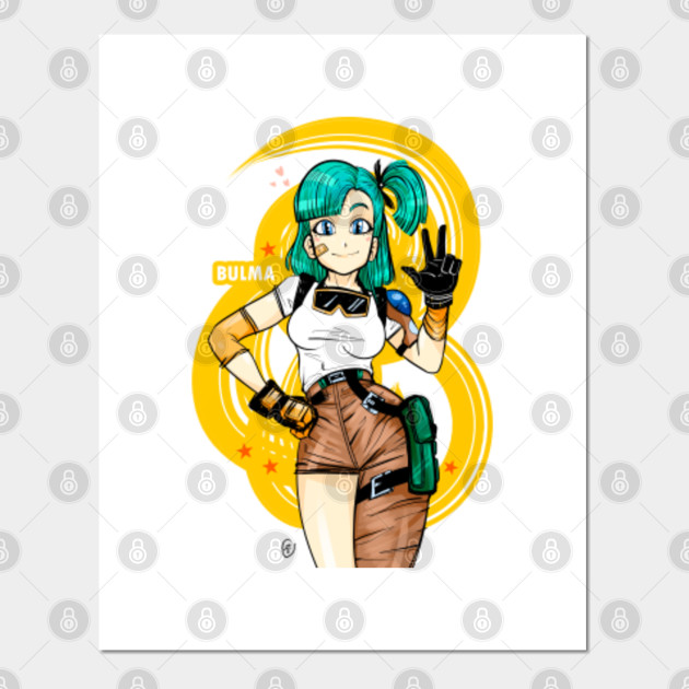 Bulma Dragon Ball Dragon Ball Affiche Et Impression D Art