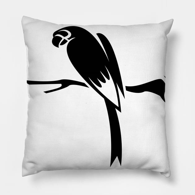 parrot Pillow by FromBerlinGift