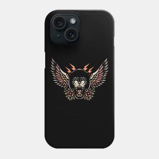 winged panther tattoo Phone Case