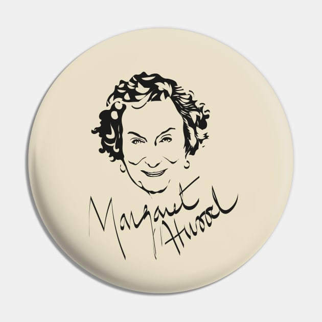 Margaret Atwood Pin by Slownessi