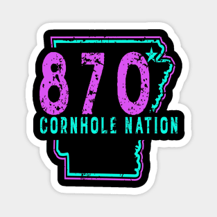 870 Purple Teal Magnet