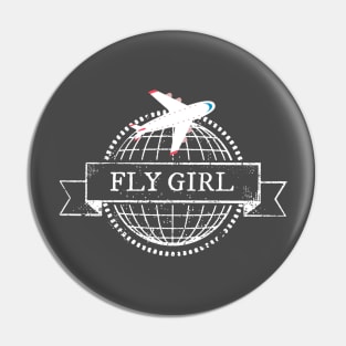 Fly Girl Pin