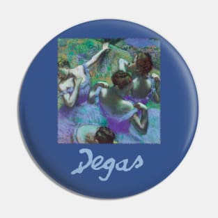 The Blue Dancers by Edgar Degas Pin