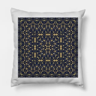 Bright square arabic ornate pattern Pillow