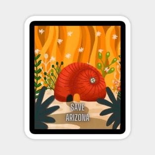 Save Arizona now Magnet