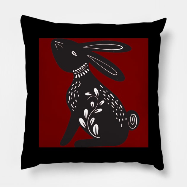 Sweet bunny Pillow by daengdesign66