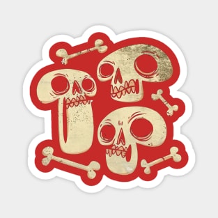 different but still the same skull Magnet