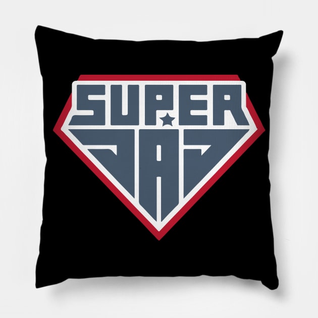 Super Dad Pillow by jobieh shop