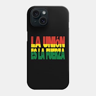 Bolivia Motto Flag Phone Case