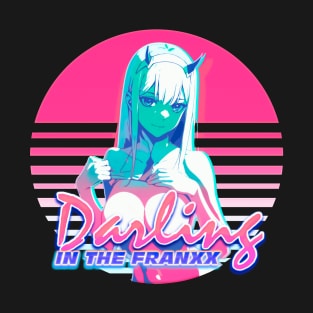 Darling in the Franxx Synthwave Aesthetic Edit T-Shirt