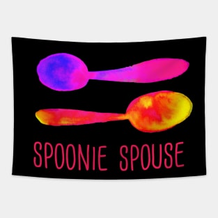 Spoonie Spouse! (Warm Colors) Tapestry