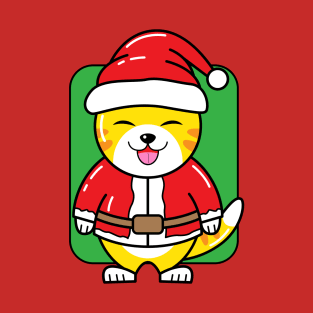 cute santa cat T-Shirt