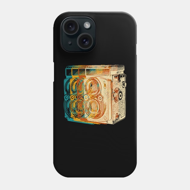 retro color camera photographer photography Phone Case by Lamink