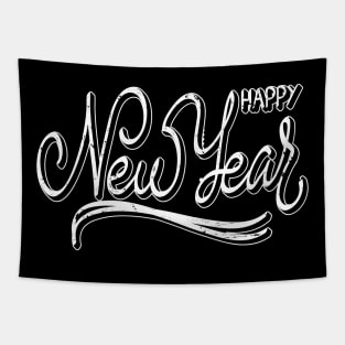 Vintage Retro New Year Tapestry