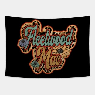 Vintage Fleetwood Proud Name Mac Personalized Birthday Retro Tapestry