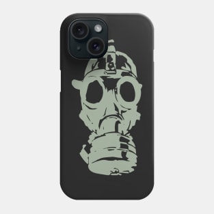 Vintage Gas Mask -- Green Edition Phone Case