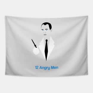 12 Angry Men Minimal Movie Fan Art Sidney Lumet Henry Fonda Tapestry