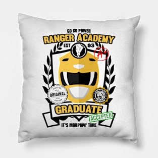 Yellow Ranger Academy Pillow