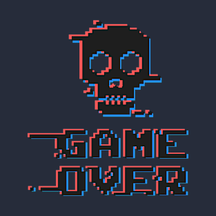 Game over skull T-Shirt