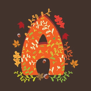 A Autumn Monogram T-Shirt