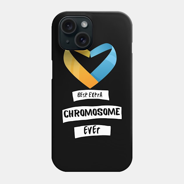 Down Syndrome Awareness Gift, best extra Chromosome, Down Right Perfect Phone Case by AM95