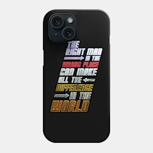 The right man Phone Case