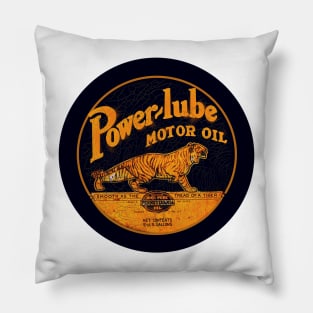 Vintage_Power_Lube_Motor_Oil_Garage_Sign Pillow