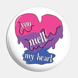 You melt my heart (bisexual) Pin