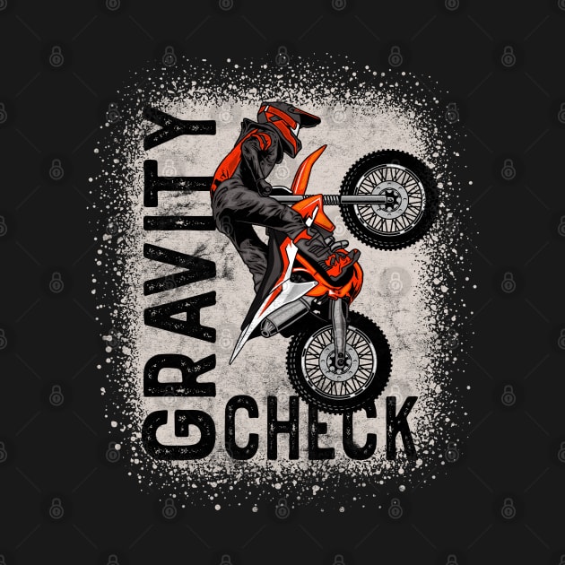 Motocross Gravity Check Motorcycle Stunt Rider by RadStar