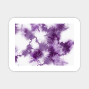 Shibori style violet pattern Magnet