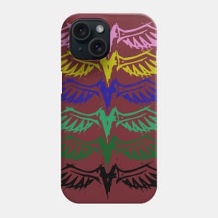 Colourful wings Phone Case