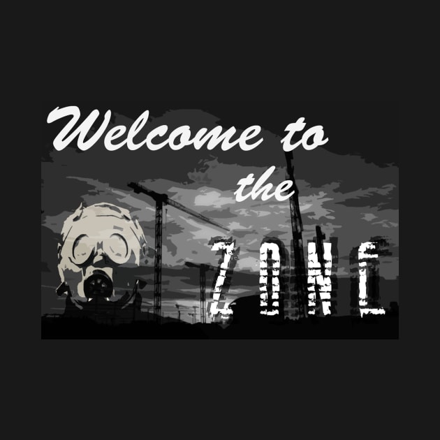 STALKER 'Welcome to the Zone' cheeki breeki postcard by MacSquiddles