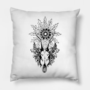 deer skull Pillow