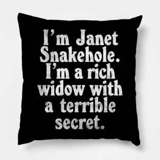 Janet Snakehole - Parks & Rec Fan Design Pillow