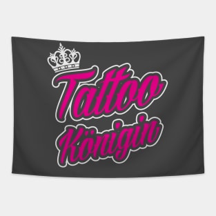 Tattoo königin (white) Tapestry