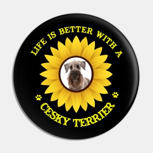 Cesky Terrier Lovers Pin