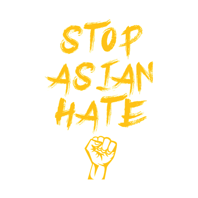 Stop Asian hate Anti Asian Racism Stop AAPI by PH-Design