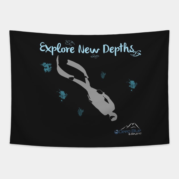 Explore New Depths Tapestry by DeepBlueandBeyond