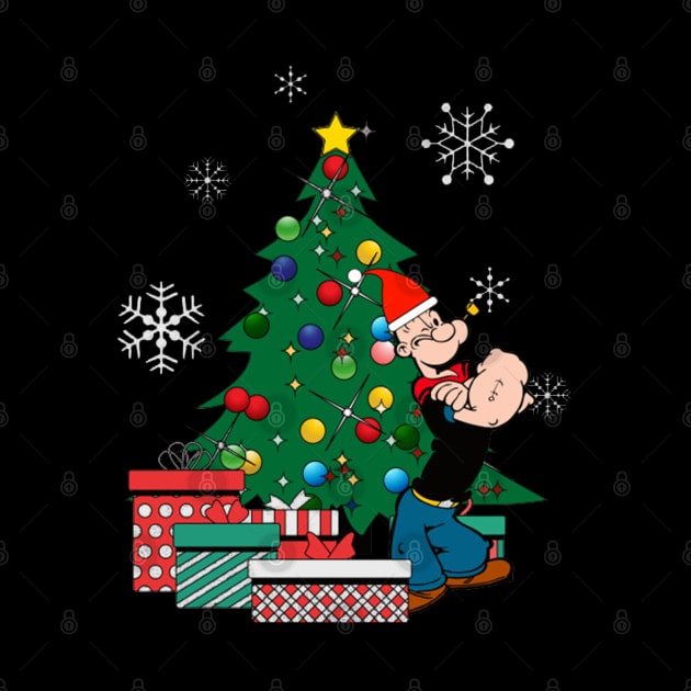 Popeye Around The Christmas Tree by squids_art