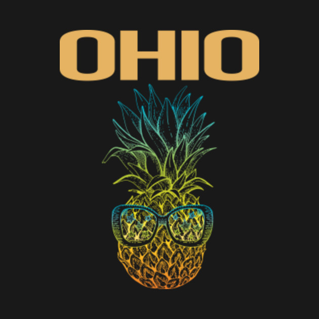 Discover Cool Pineapple Ohio State - Ohio - T-Shirt