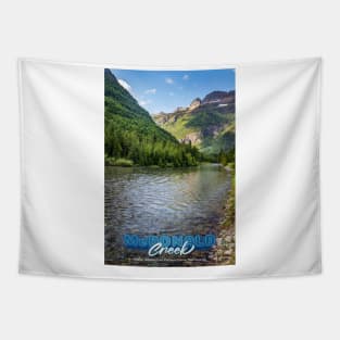 McDonald Creek Glacier National Park Tapestry