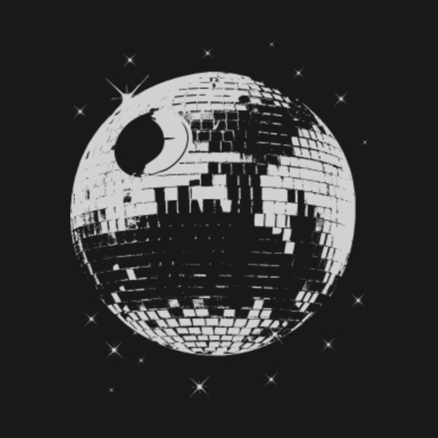 Death Star Disco Deathstar TShirt TeePublic
