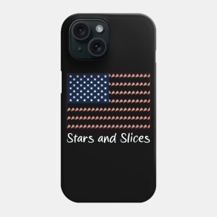 Slice into Patriotic Flavor with our 'Stars and Slices' design Phone Case