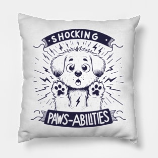 Shocking Paws-abilities Pillow