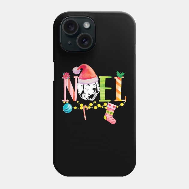 Christmas Noel Great Pyrenees Dog Gift for Dog Lover Phone Case by lostbearstudios