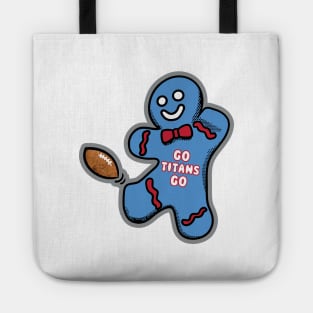 Tennessee Titans Gingerbread Man Tote