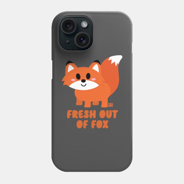 FRESH OUT OF FOX Phone Case by toddgoldmanart